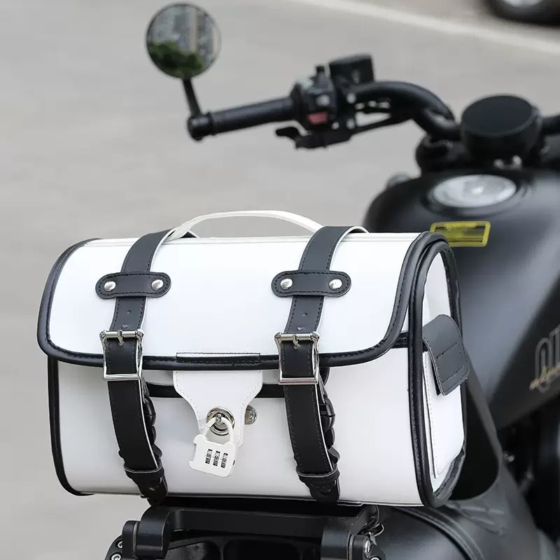 GoMotour Motorcycle Tail Bag with Lock