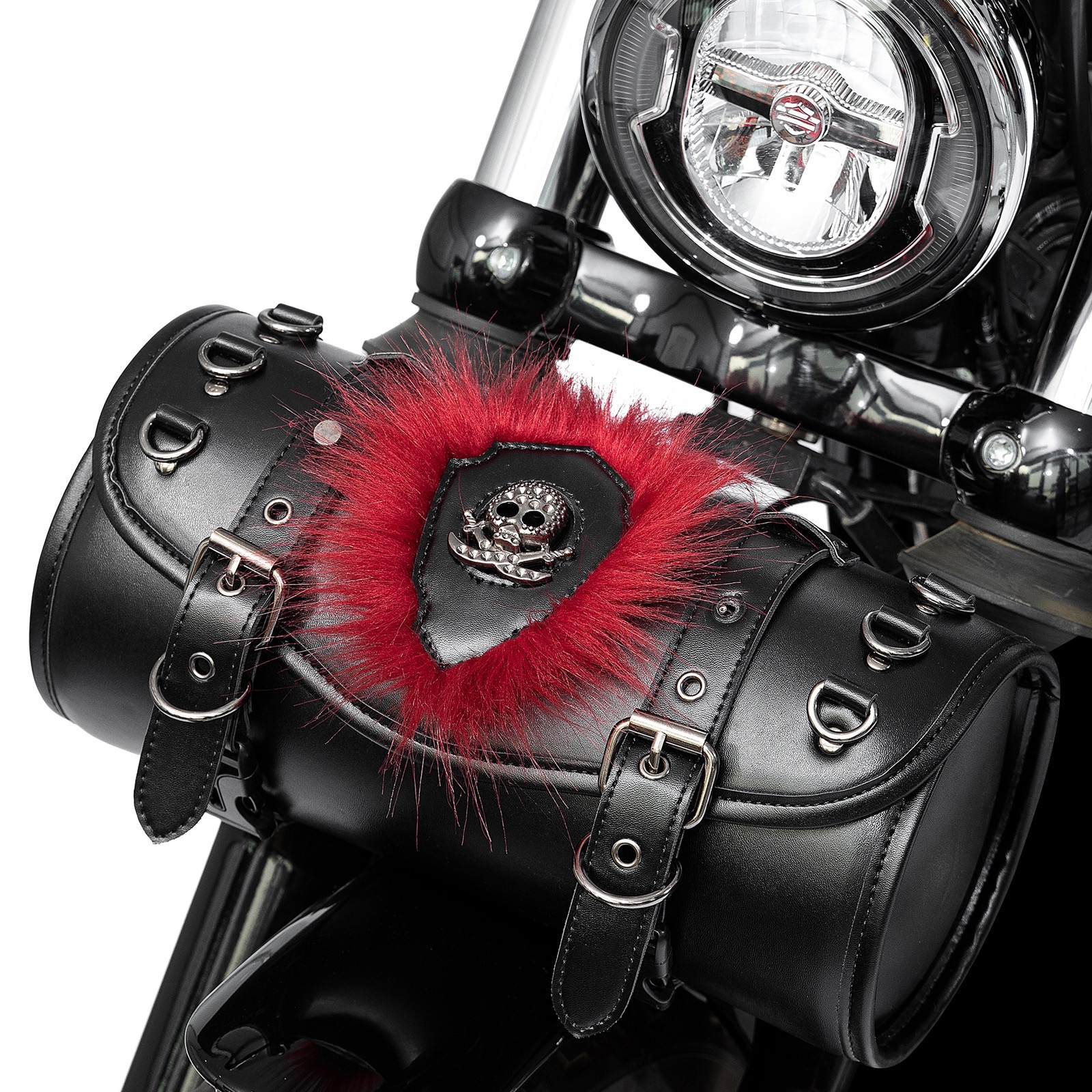 GoMotour Motorcycle Handlebar Bag Punk Style