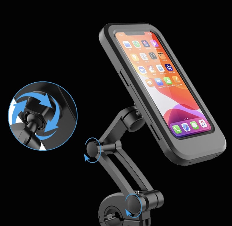 GoMotour Motorcycle Phone Holder All Weather Magnetic 
