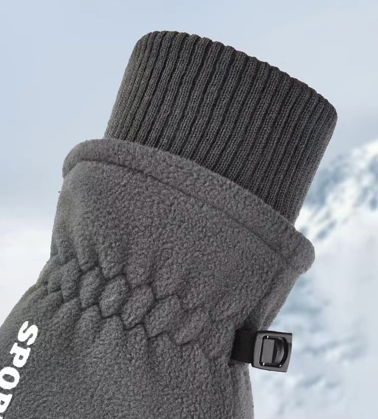 GoMotour Motorcycle Gloves Windproof Fleece‑Lined