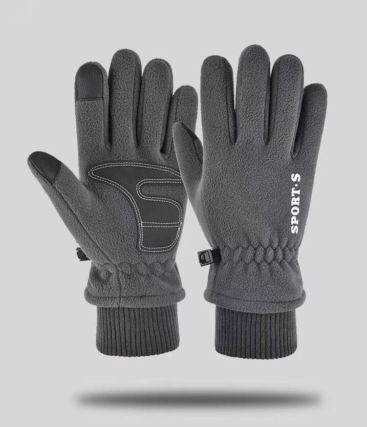 GoMotour Motorcycle Gloves Windproof Fleece‑Lined