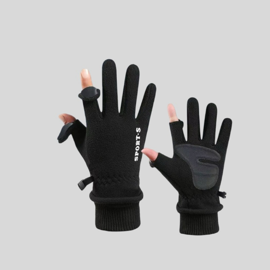 GoMotour Motorcycle Gloves Windproof Fleece‑Lined