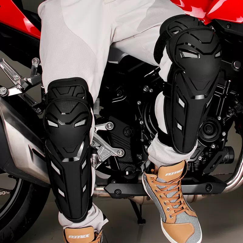 GoMotour Motorcycle Knee & Elbow Guard Set Long‑Length