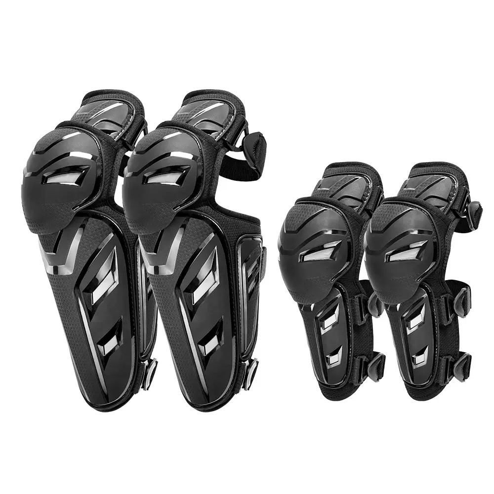 GoMotour Motorcycle Knee & Elbow Guard Set Long‑Length