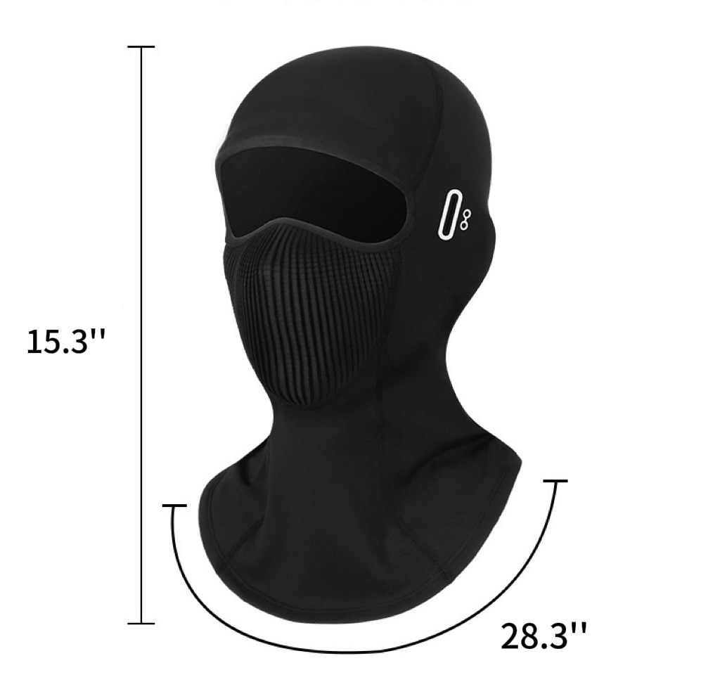 GoMotour Motorcycle Face Mask Balaclava Eyeglasses-friendly