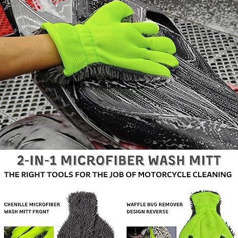 GoMotour Motorcycle Cleaning Kit 8-pack