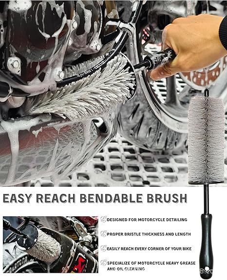 GoMotour Motorcycle Cleaning Kit 8-pack