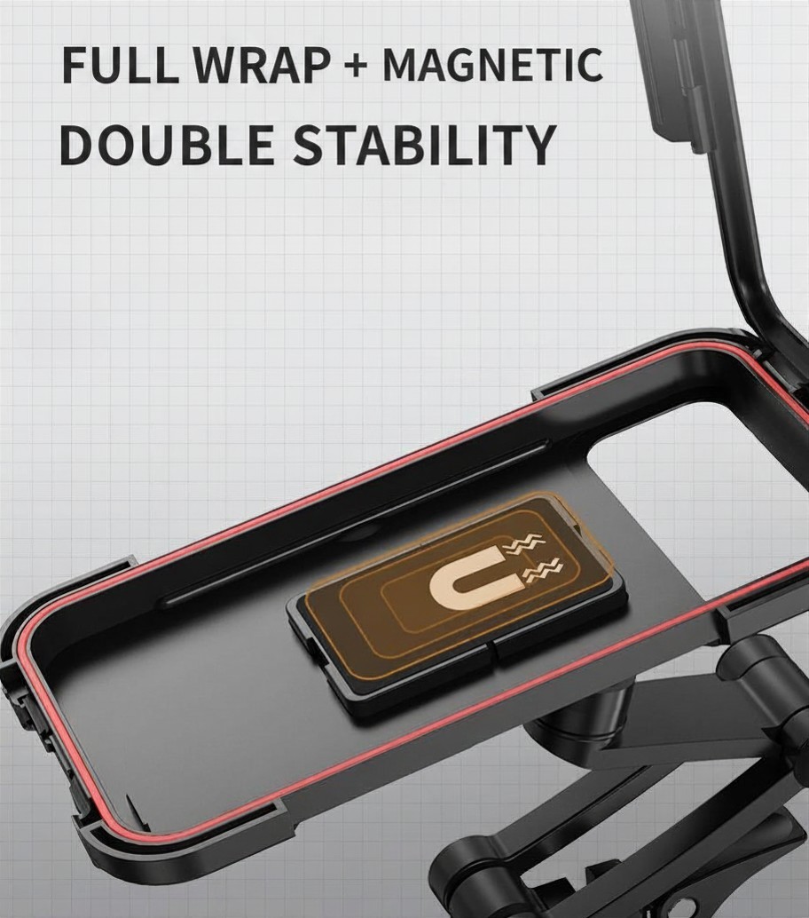 GoMotour Motorcycle Phone Holder All Weather Magnetic 