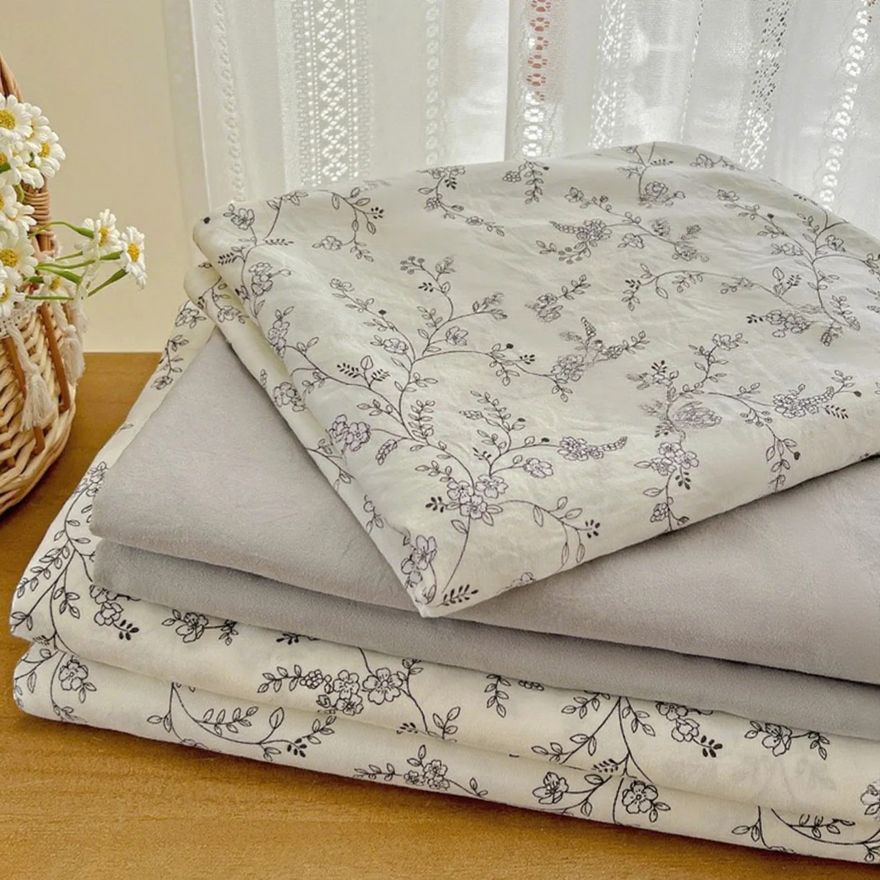 Dutigo Branches and Leaves Organic Cotton Bedding Set