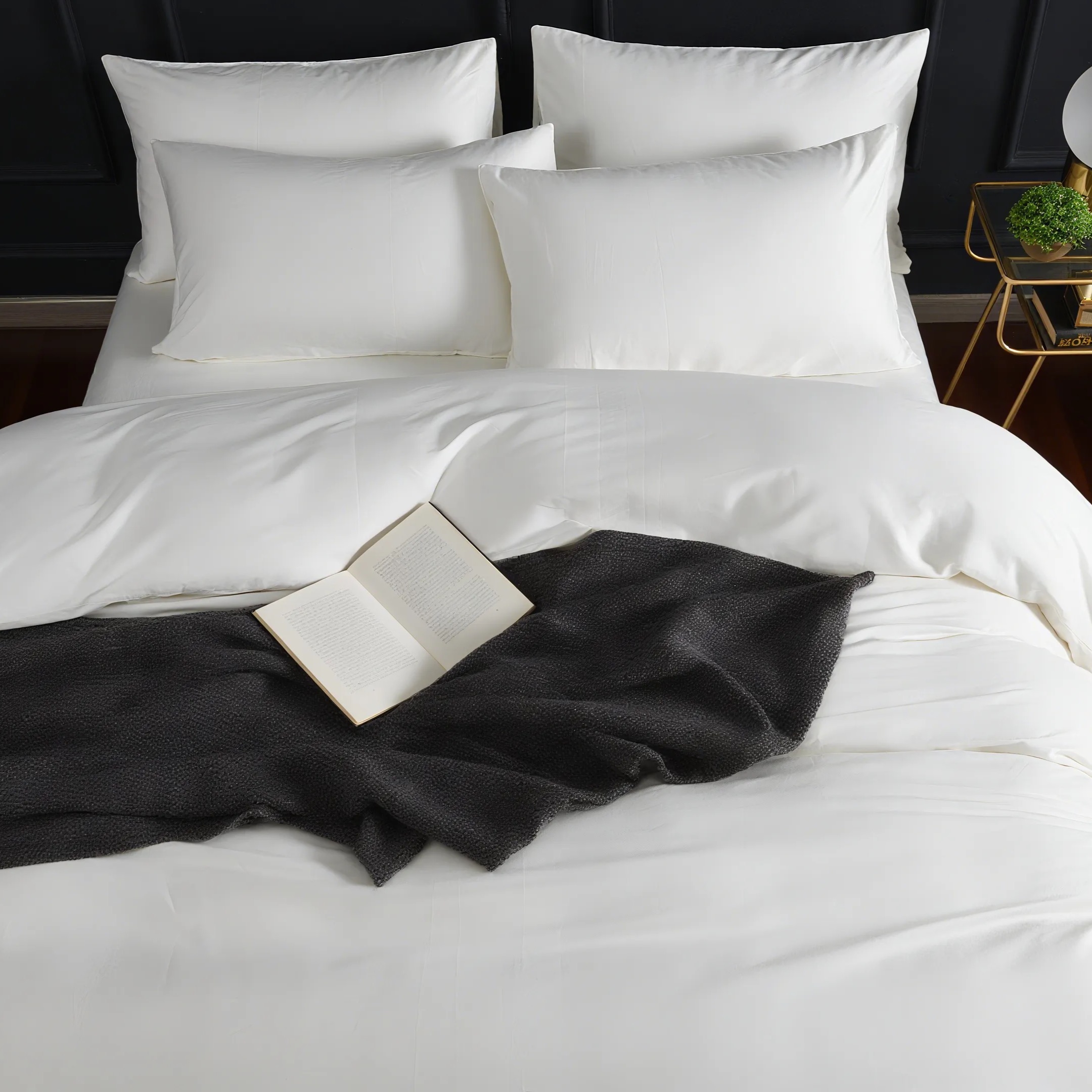 Dutigo Moonlight Blue Organic Cotton Bed Comforter Set