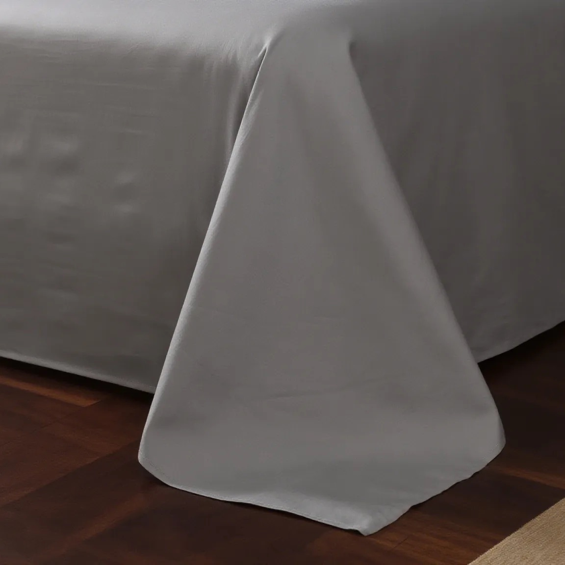 Dutigo Light Gray Silken Long-Staple Bedding