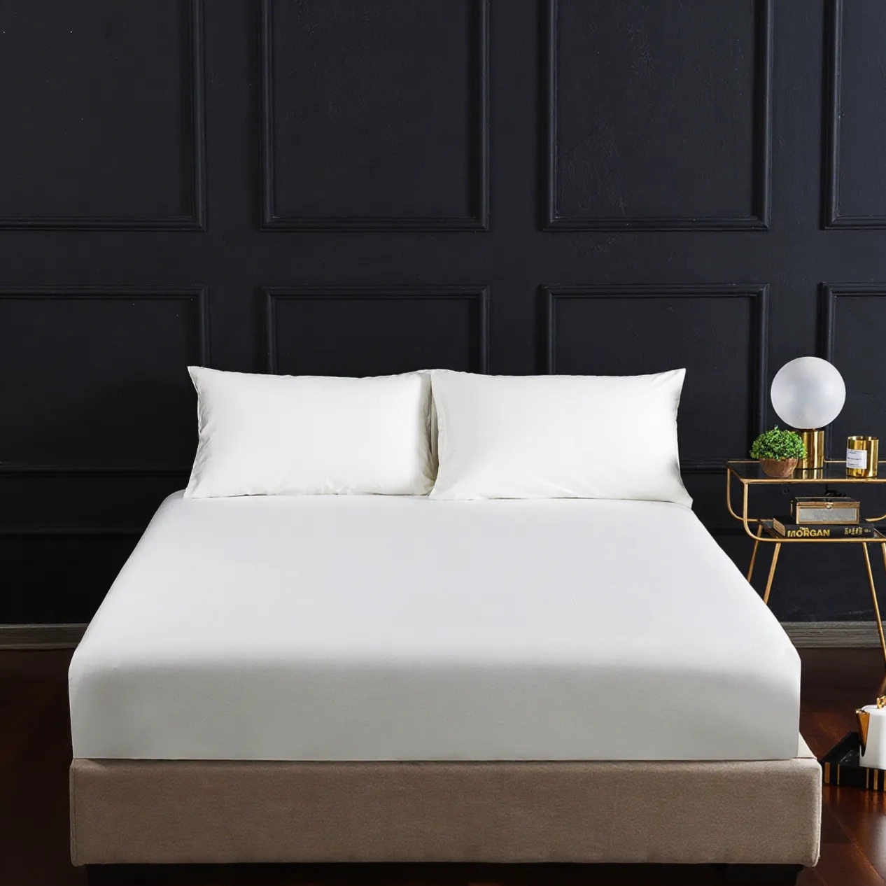 Dutigo Moonlight Blue Silken Long-Staple Bedding