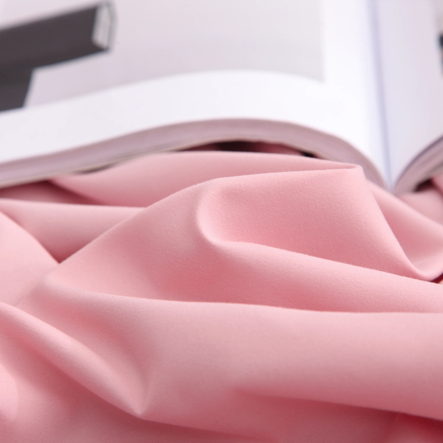 Dutigo Light Pink and Velvet Purple Brushed Bedding Set