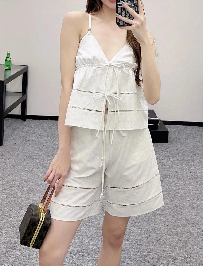 CHANE25SS Bow Tie Camisole Vest