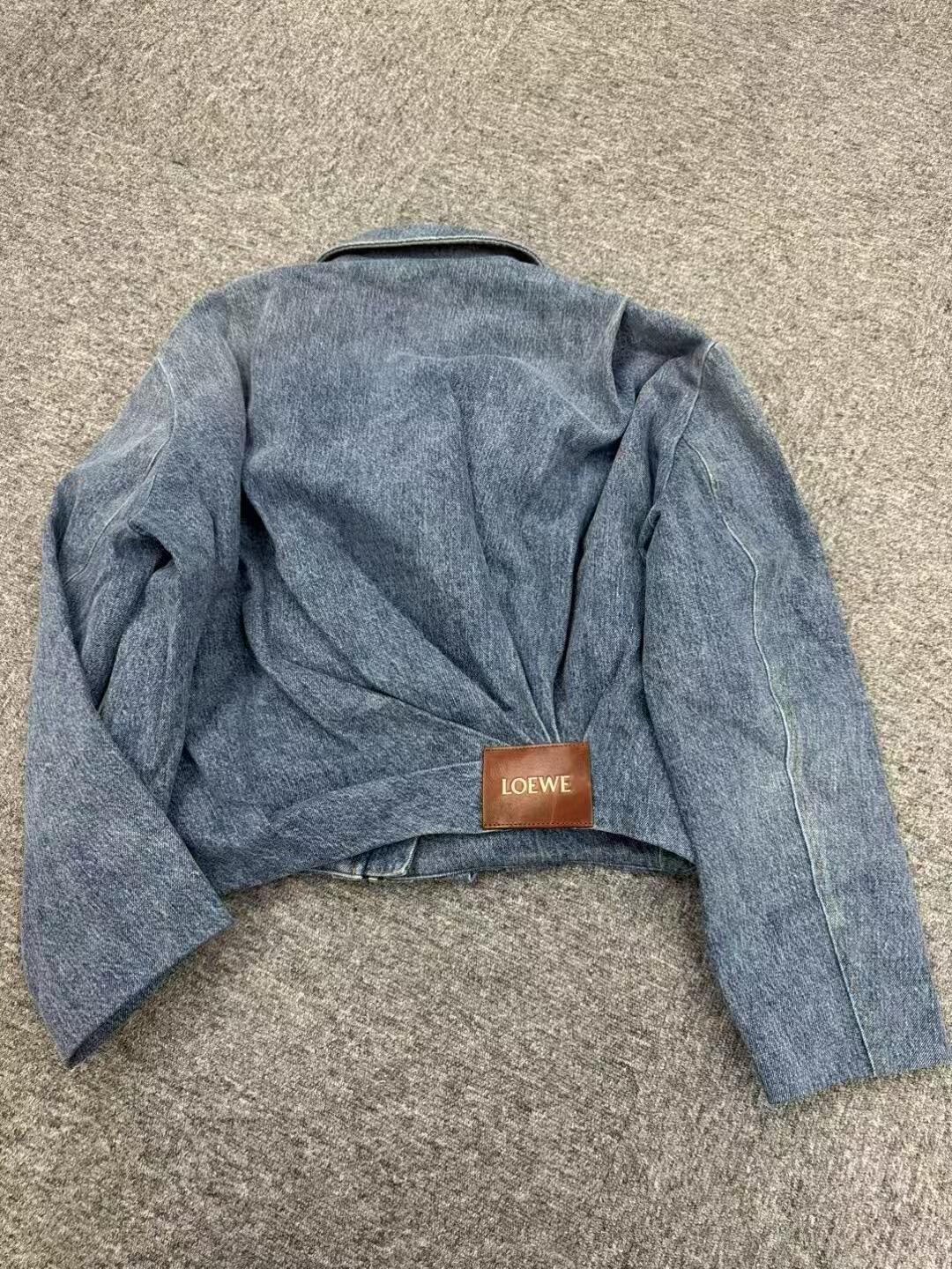 3 LOE Frayed Denim Jacket