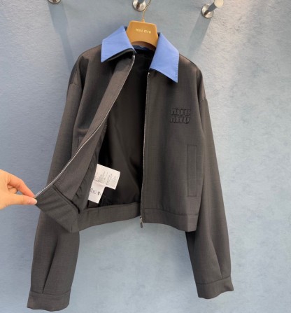 8 MIU New Suit Patchwork Collar