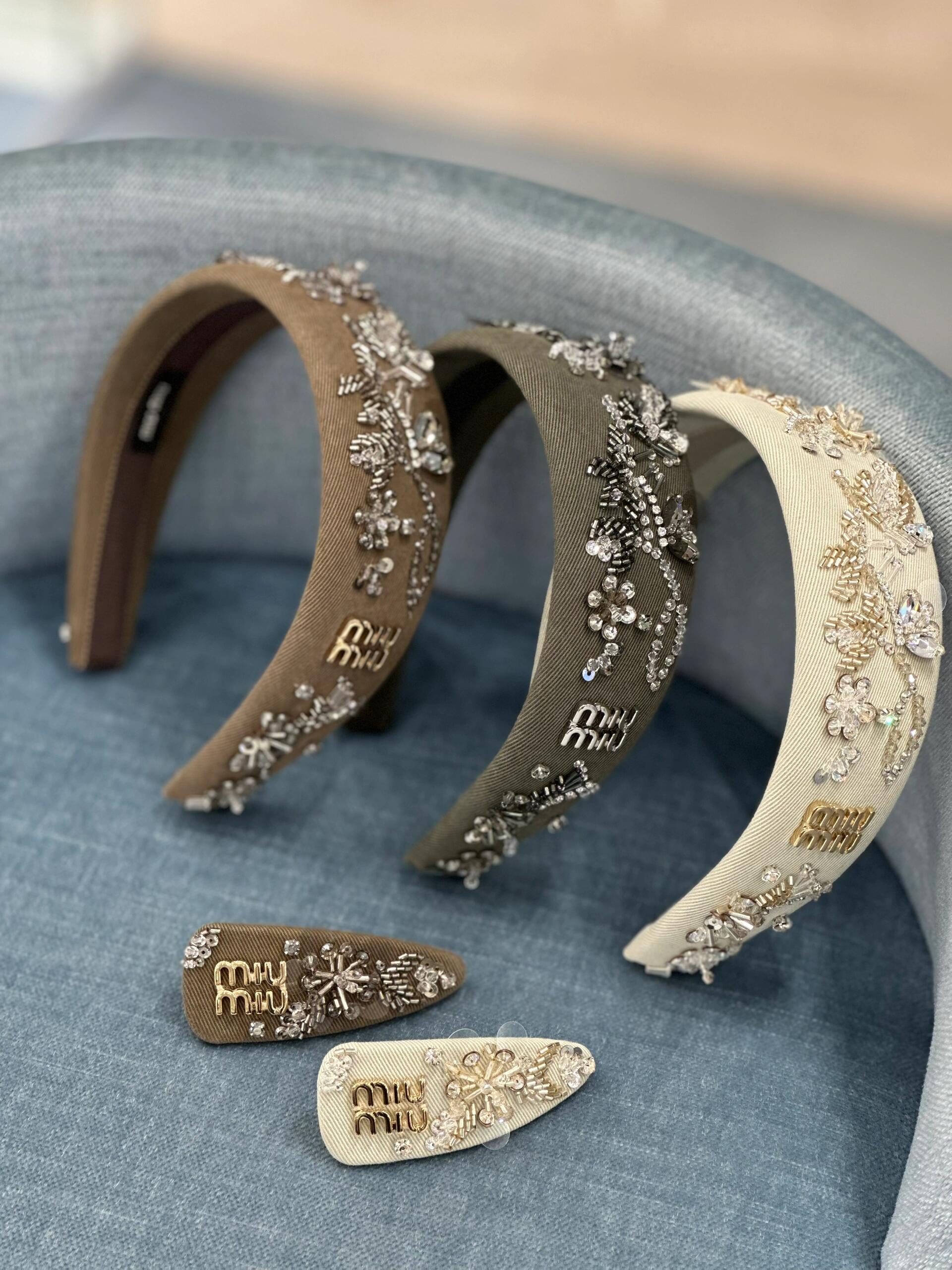 Miu Beaded and Beaded Hair Accessories