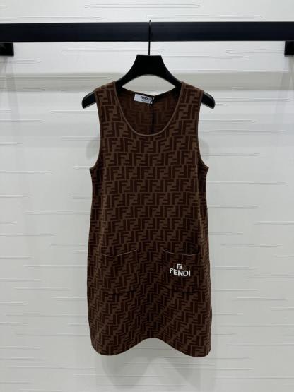 Fedi Knit Strapless Dress