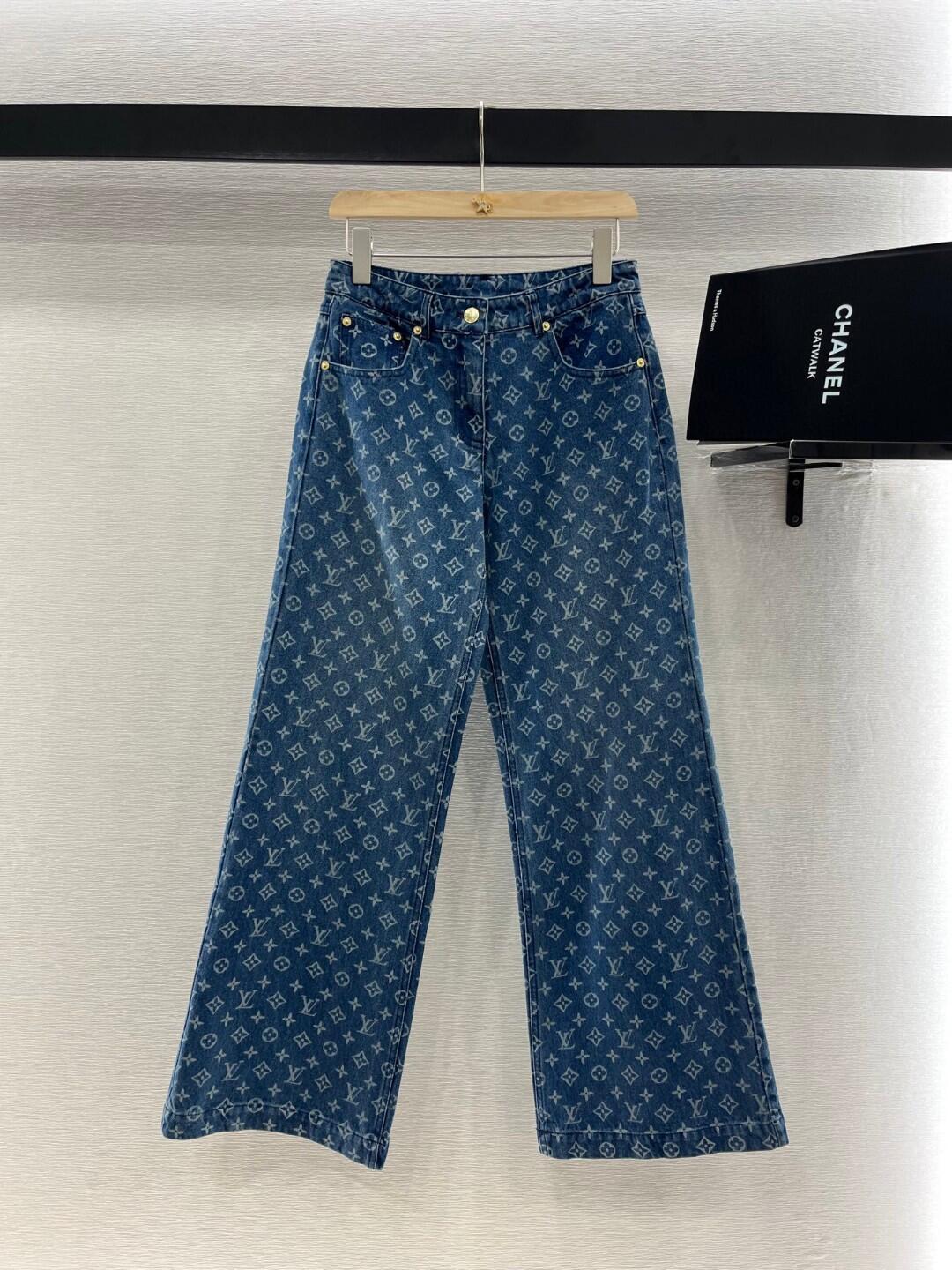 1V Jacquard Jeans
