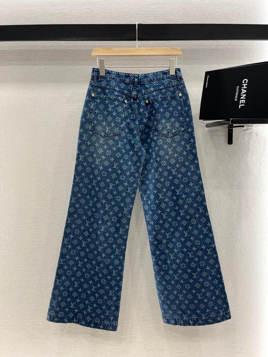 1V Jacquard Jeans