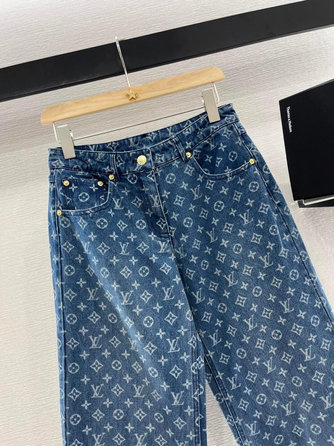 1V Jacquard Jeans