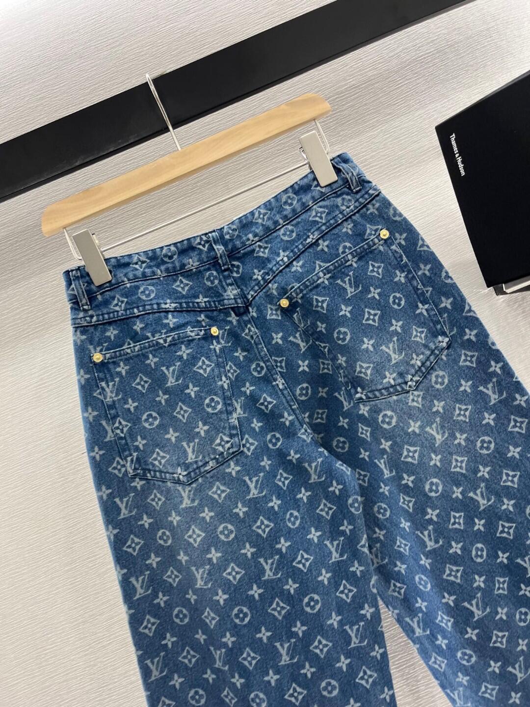 1V Jacquard Jeans