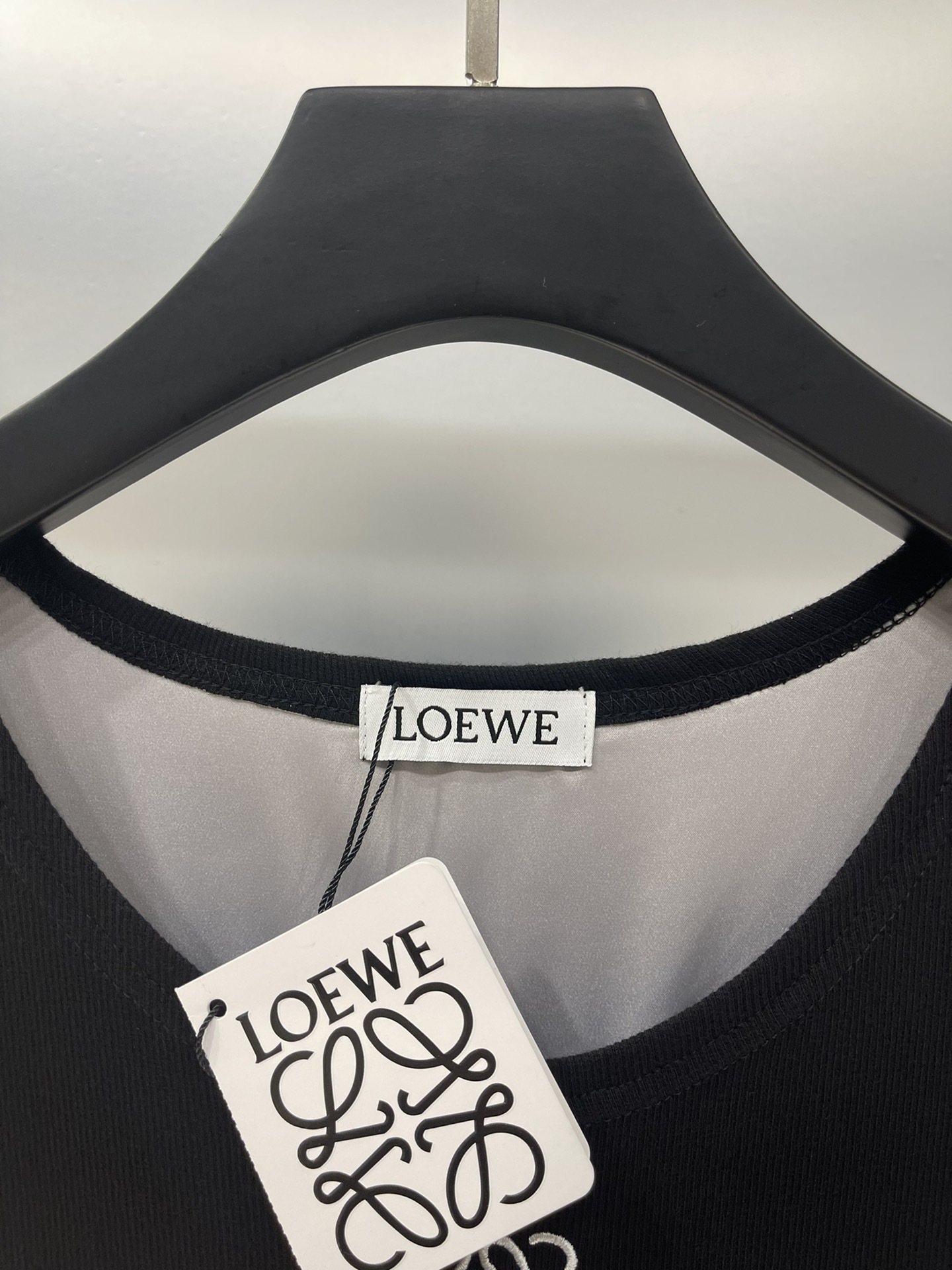 LOE Embroidered Sleeveless Vest Slim Fit Dress