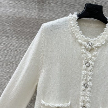 CHANE25SS Spice Round Neck Cardigan Jacket