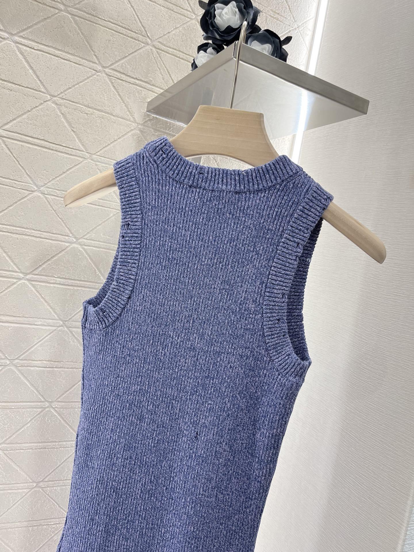 CHANE monogrammed embroidered jersey dress