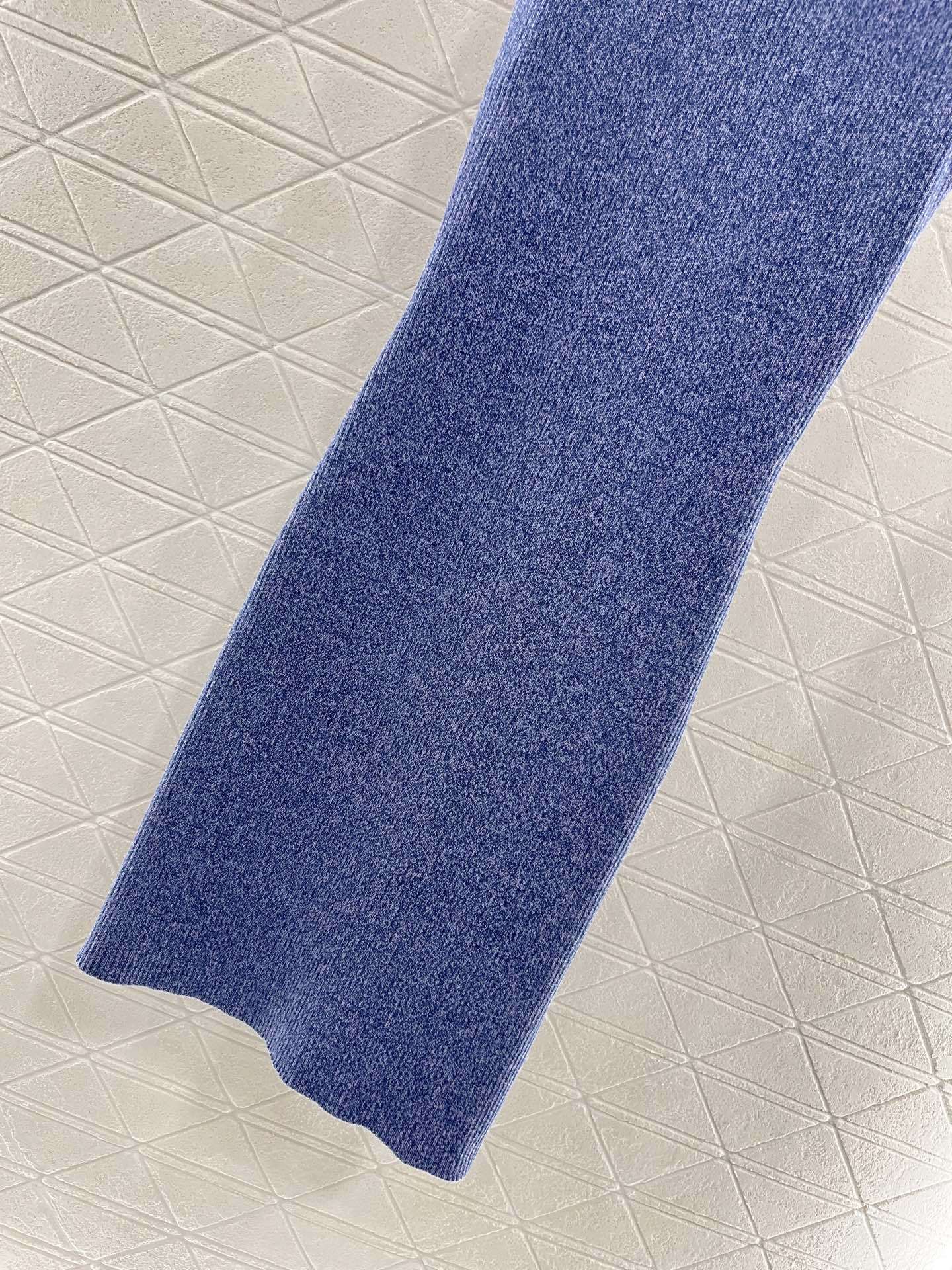 CHANE monogrammed embroidered jersey dress