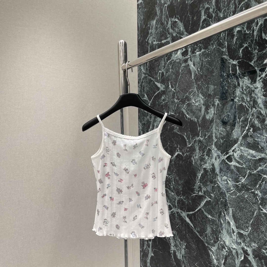 CHANE25SS Colourful Print Vest