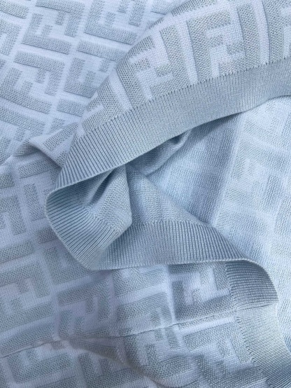 FEND25SS Embossed Letter Logo Knit Top