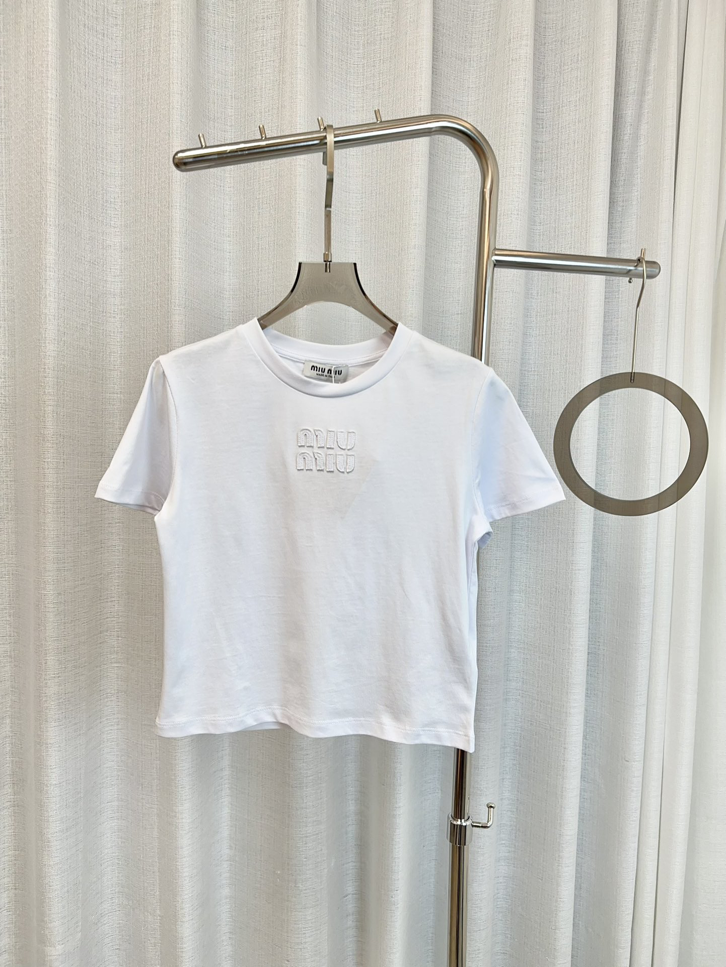 MIU25SSlogo short t-shirt