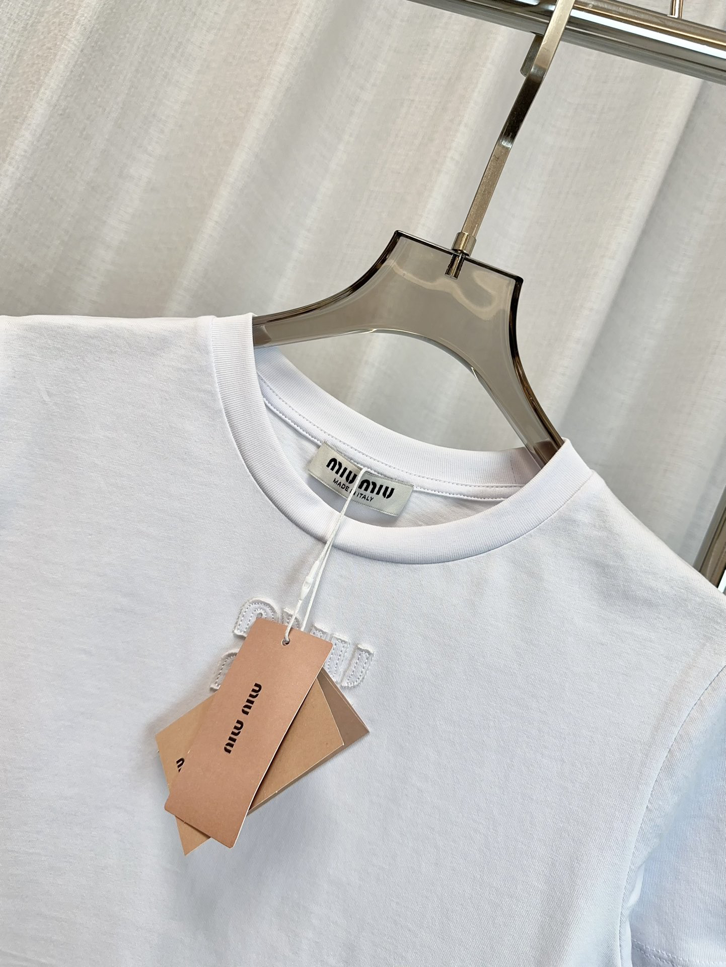 MIU25SSlogo short t-shirt