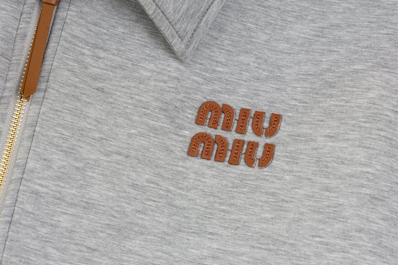 MIU Grey Space Cotton Jacket