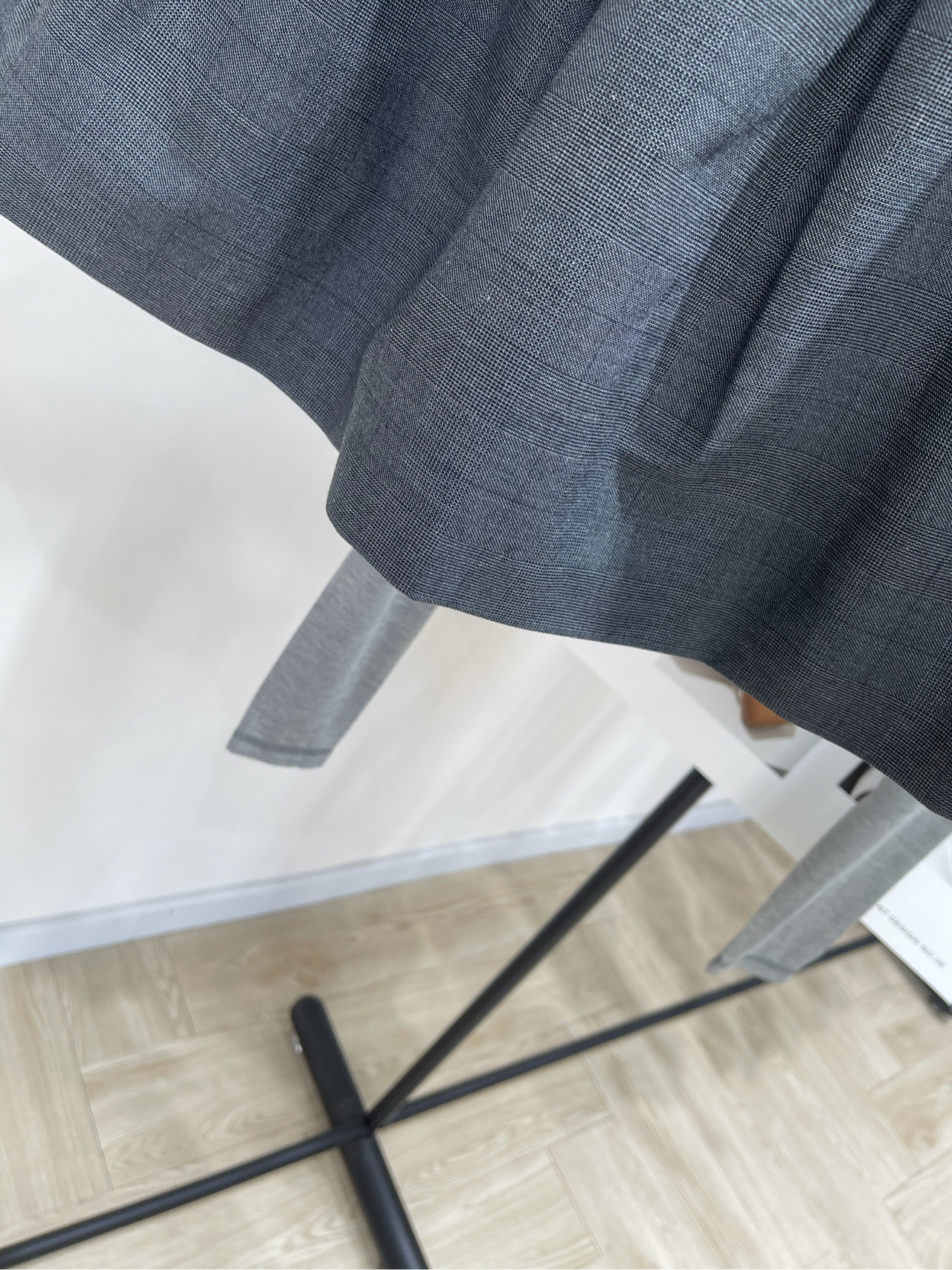 Miu Gray Checkered Shorts