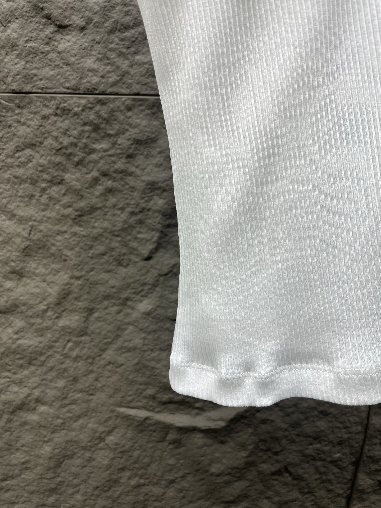 DOR monogrammed embroidered asymmetrical camisole