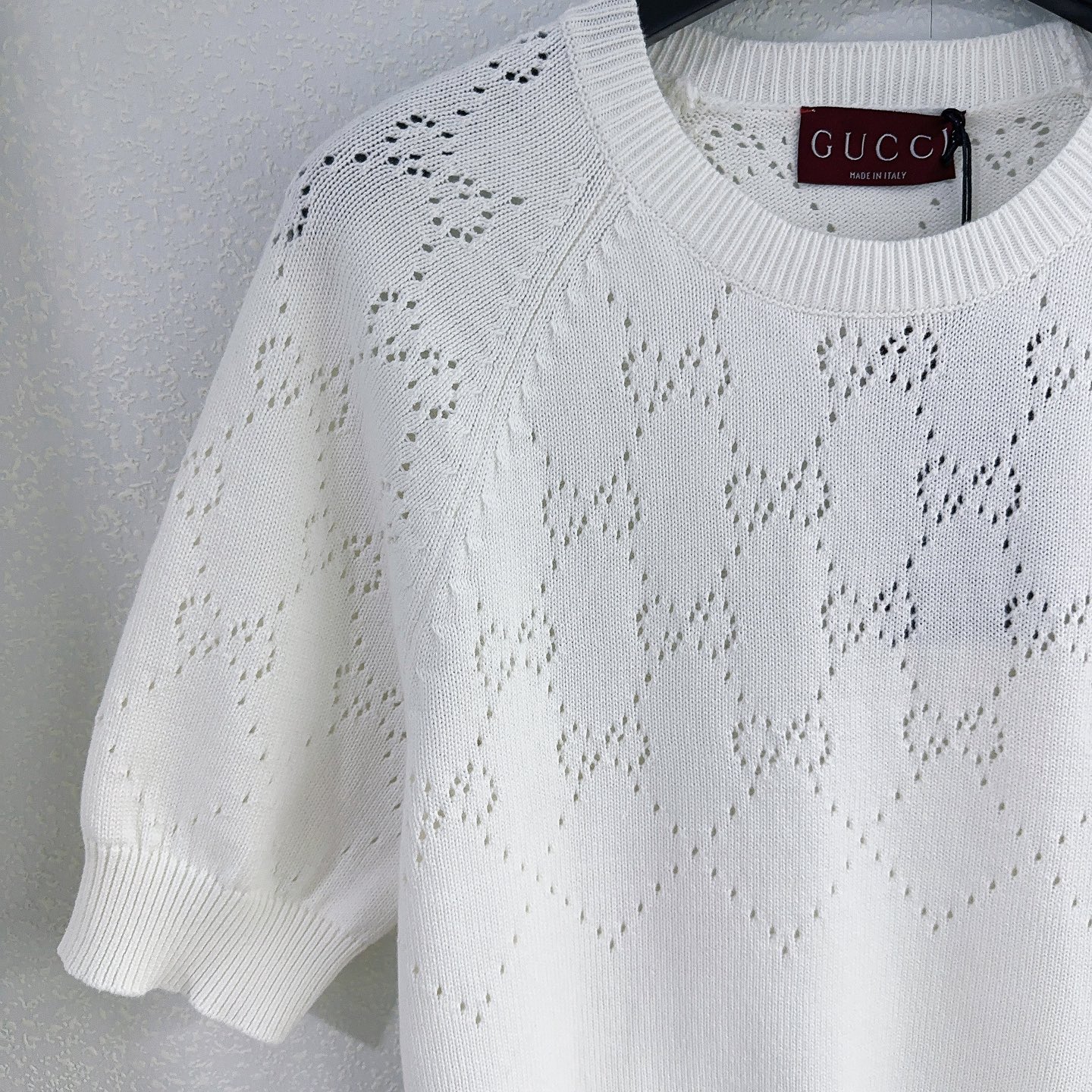 GG25 Cutout Knit Short Sleeve