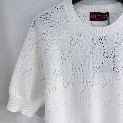 GG25 Cutout Knit Short Sleeve