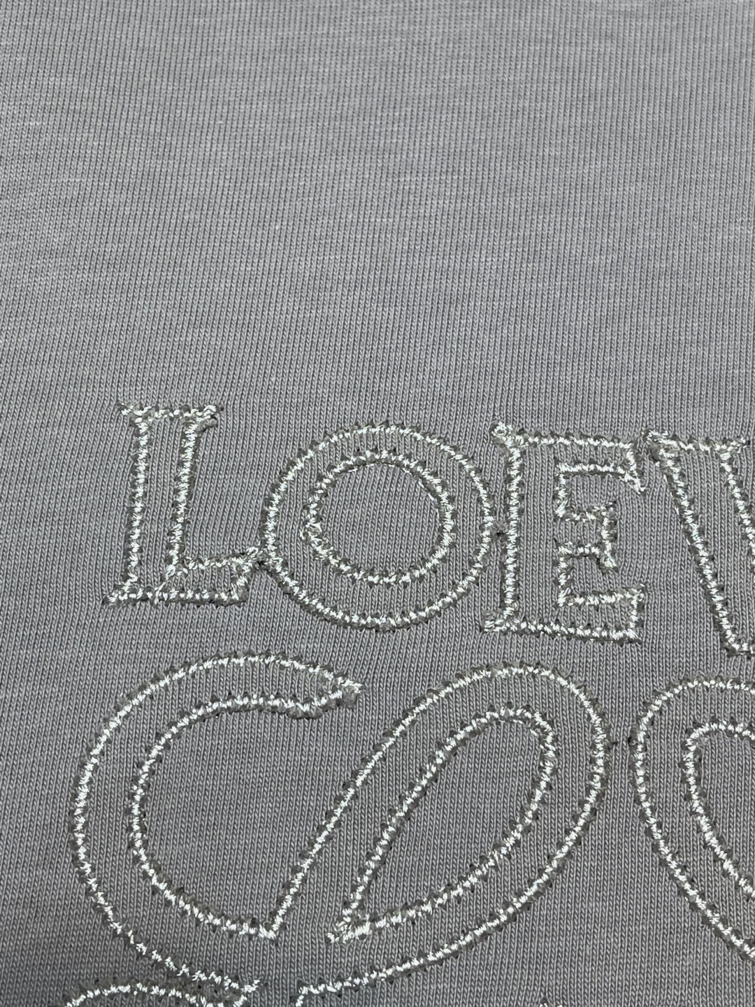 LOE Chest Letter Logo Embroidery Short Sleeve