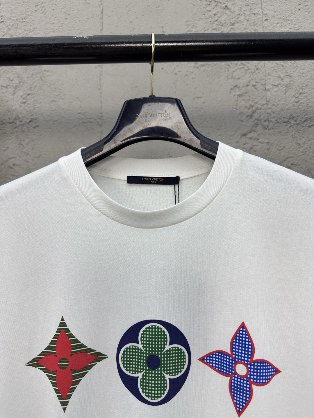 Miu Triple Flower Pattern Short Sleeve