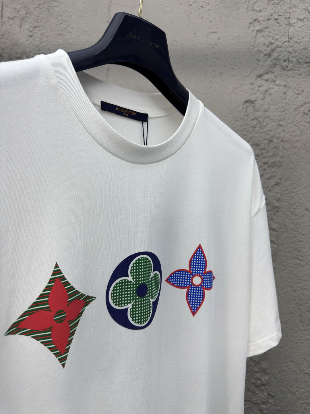 Miu Triple Flower Pattern Short Sleeve