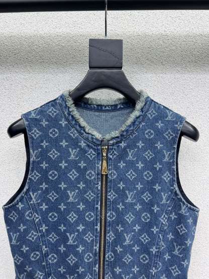 LOUIS VUIT25SS Classic Denim Dress