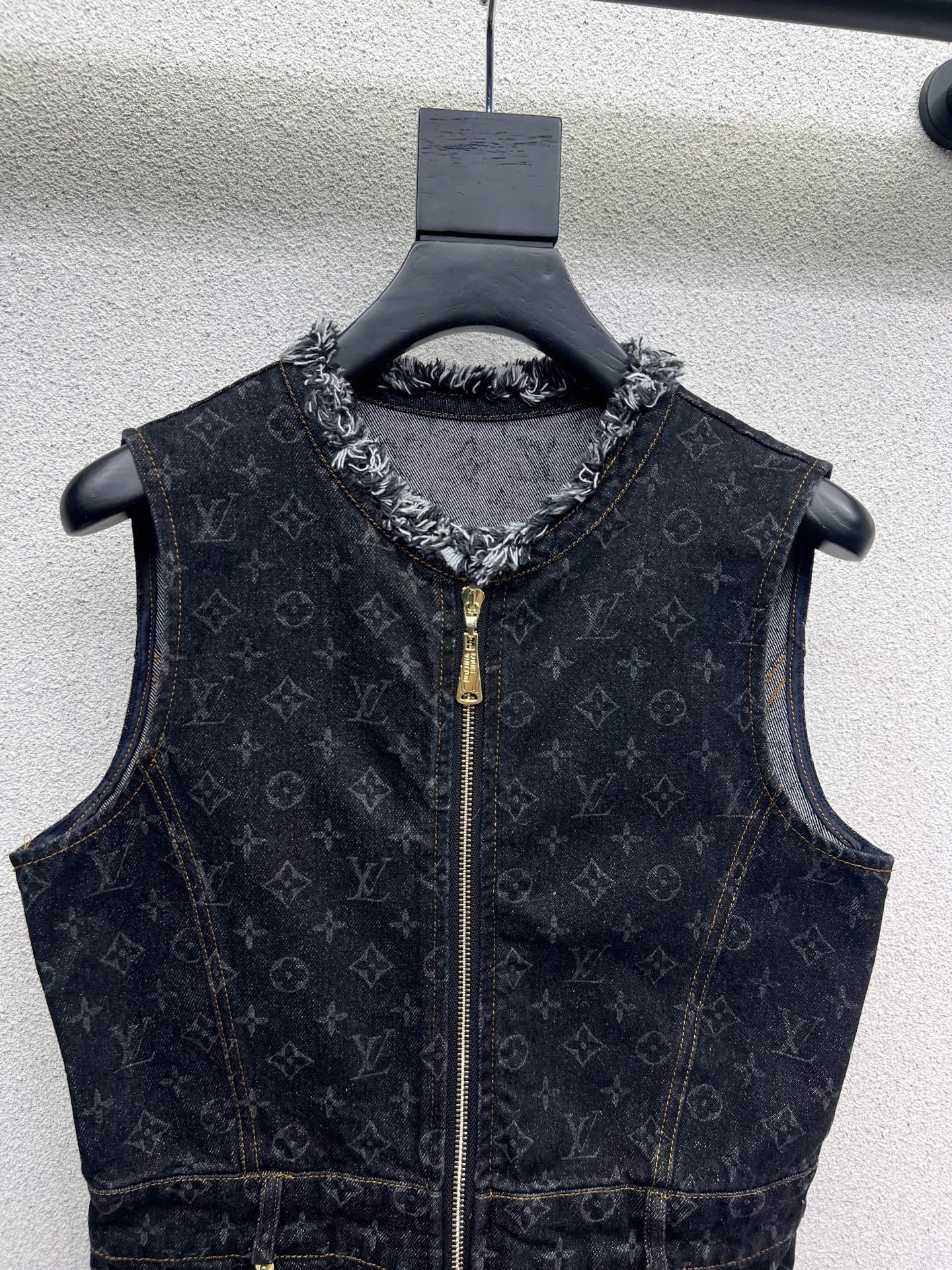 LOUIS VUIT25SS Classic Denim Dress