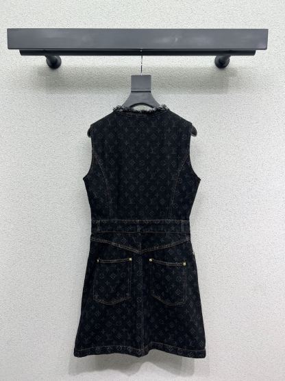 LOUIS VUIT25SS Classic Denim Dress
