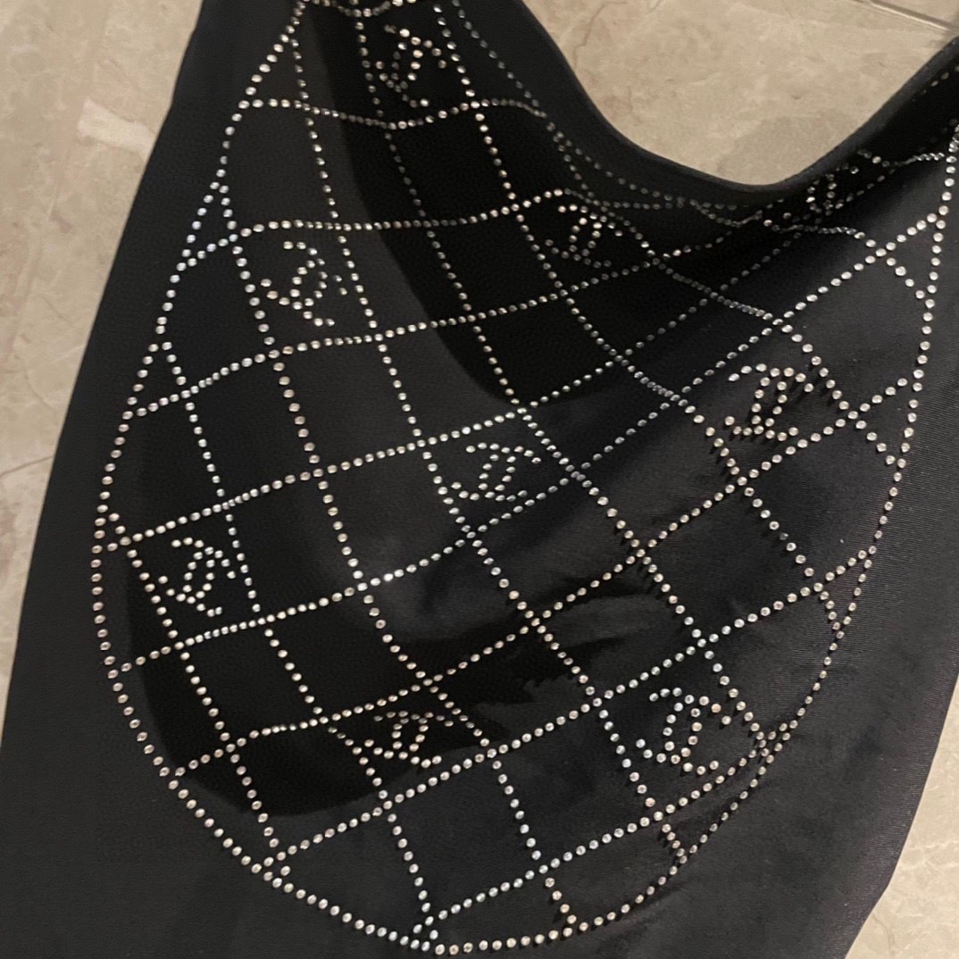 Chnel Rhinestone One-piece Swimsuit