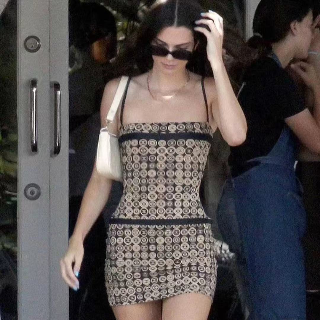 CHNEL Medieval Coin Halter Dress