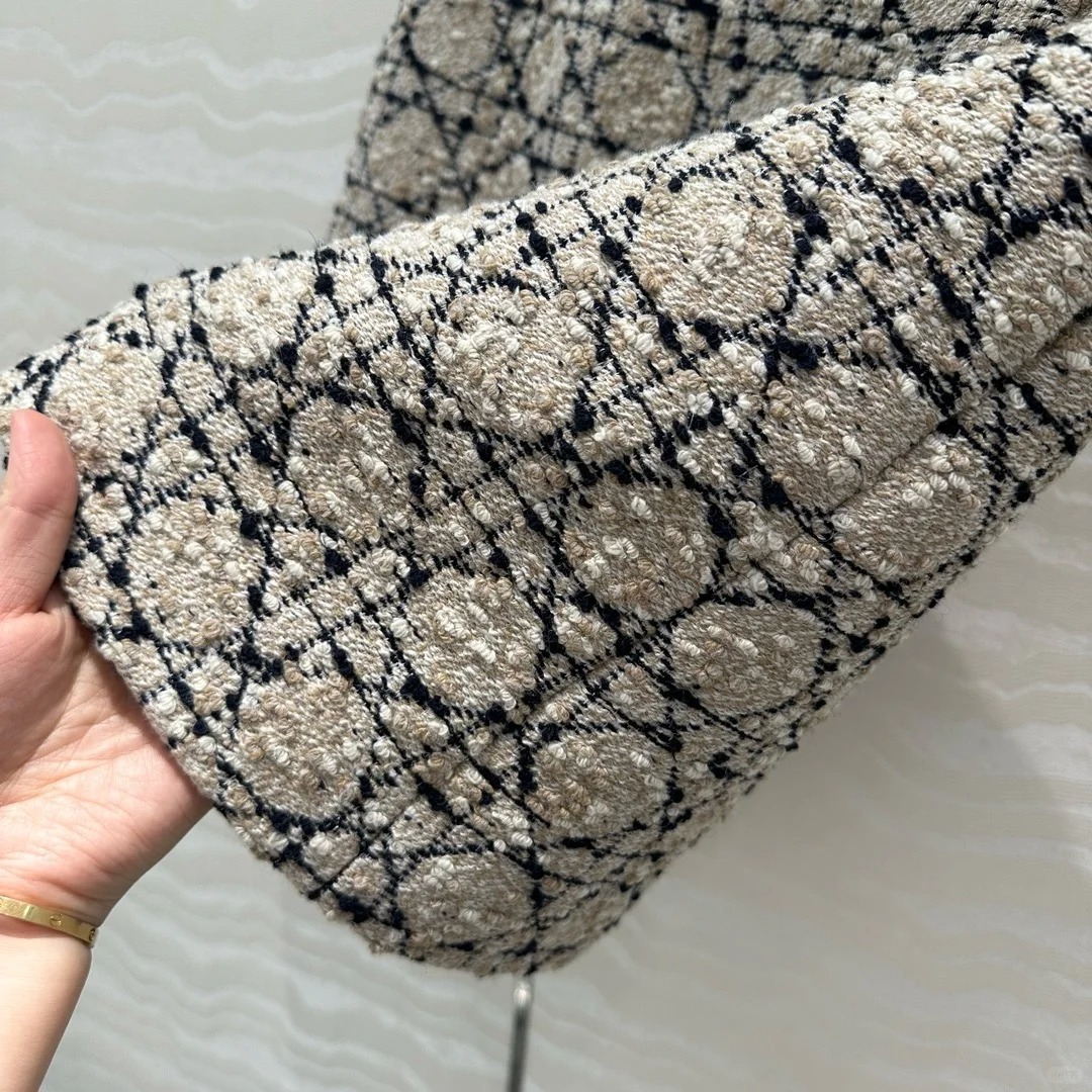 DIO Knitted Rattan Plaid Temperament Half-body Skirt