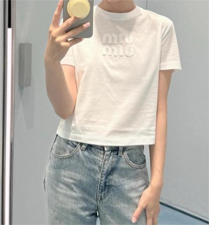 MIU25SSlogo short t-shirt