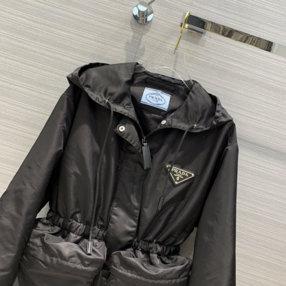 PP Large pocket waist cinching jacket jacket